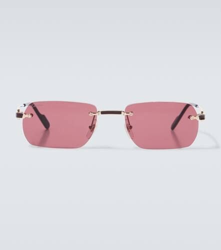 PremiÃ¨re rectangular sunglasses - Cartier Eyewear Collection - Modalova