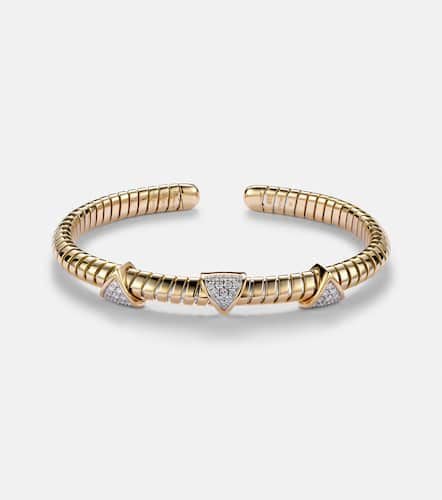 Trisolina Triple 18kt bangle with diamonds - Marina B - Modalova