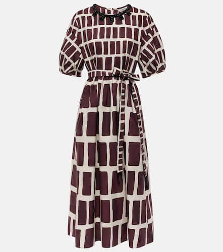 Printed cotton poplin midi dress - 'S Max Mara - Modalova