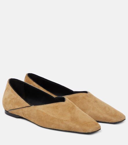 The Everyday Flat suede ballet flats - Toteme - Modalova