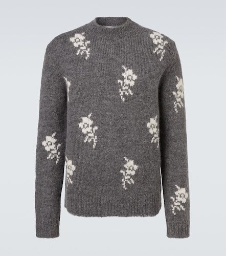 Pullover in misto alpaca con intarsio - Jil Sander - Modalova