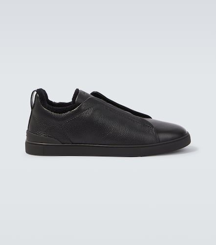 Sneakers Triple Stitch aus Leder - Zegna - Modalova