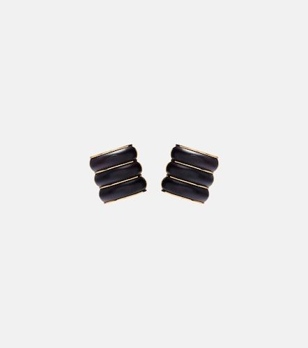 Alaïa Pendientes de clip Bumper de madera - Alaia - Modalova