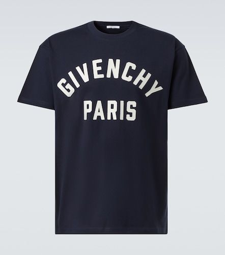 T-shirt Paris in jersey di cotone - Givenchy - Modalova