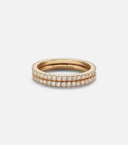 Midi 18kt tech ring jackets with diamonds - Suzanne Kalan - Modalova