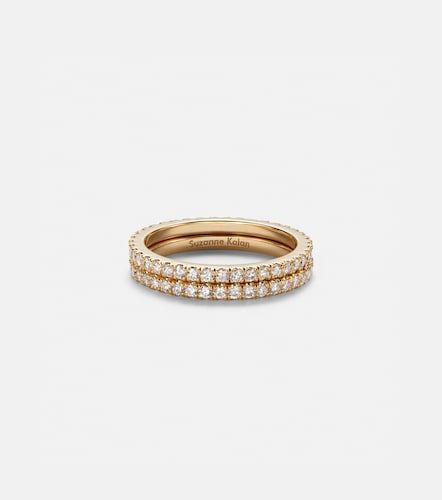 Midi 18kt tech ring jackets with diamonds - Suzanne Kalan - Modalova
