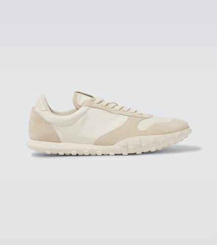 Moon suede-trimmed sneakers - Jil Sander - Modalova