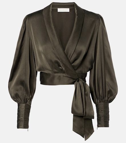 Zimmermann Silk wrap top - Zimmermann - Modalova