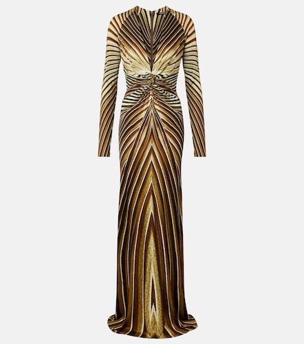 Vestido largo estampado - Roberto Cavalli - Modalova