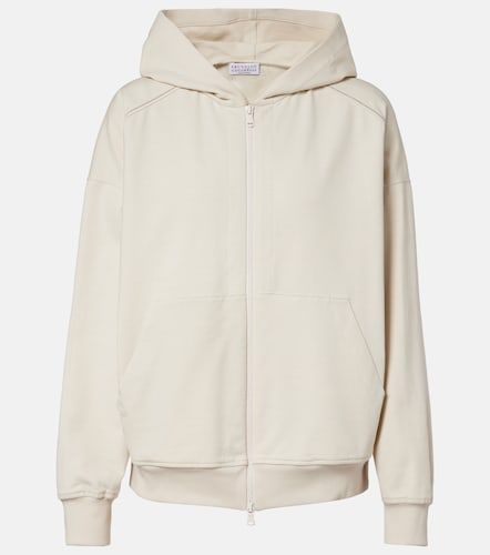 Sudadera de algodón con cuentas Monili - Brunello Cucinelli - Modalova