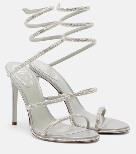 Cleo embellished satin sandals - Rene Caovilla - Modalova