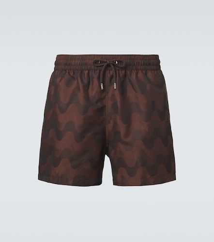 Rio printed jacquard swim trunks - Frescobol Carioca - Modalova