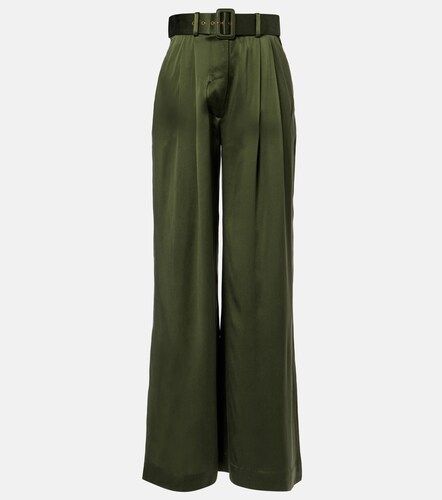 Pantalones anchos de seda - Zimmermann - Modalova