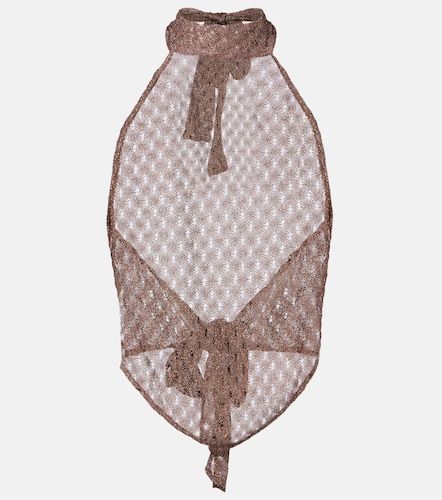 Top calado de lamé con cuello halter - Missoni - Modalova