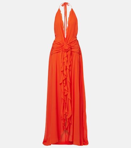 Blumarine Ruffled georgette gown - Blumarine - Modalova