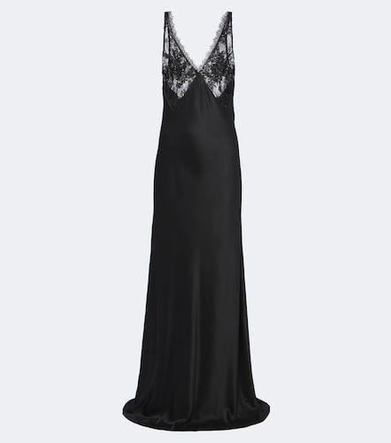 Robe aus Seidensatin mit Spitze - The Sei - Modalova