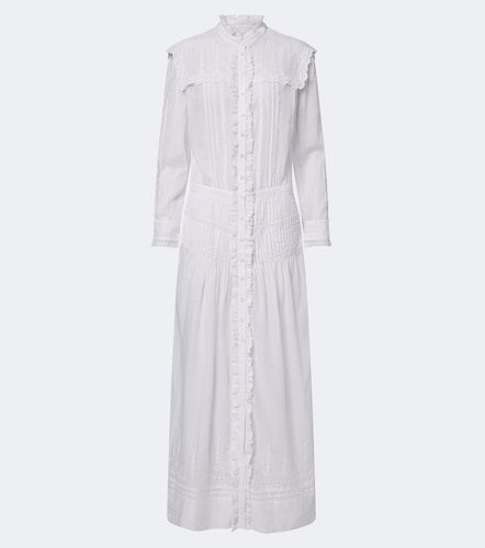 Lonie embroidered ruffled cotton maxi dress - Marant Etoile - Modalova
