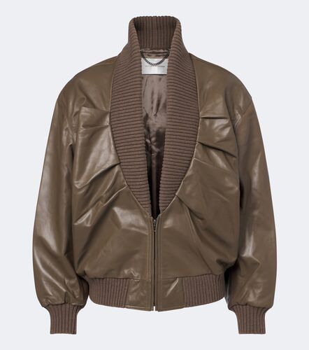 Zana leather bomber jacket - Victoria Beckham - Modalova