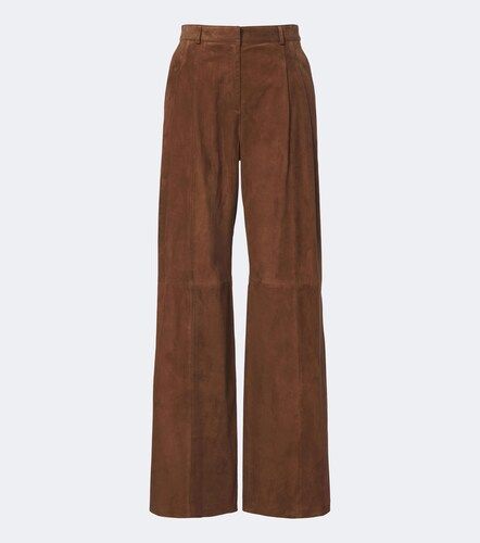 Pantaloni a gamba larga Dena in suede - Arma - Modalova