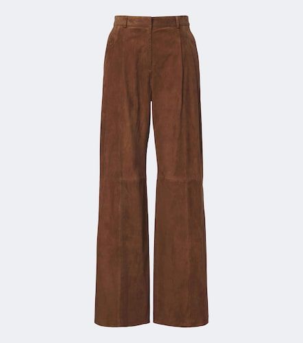 Weite Hose Dena aus Veloursleder - Arma - Modalova