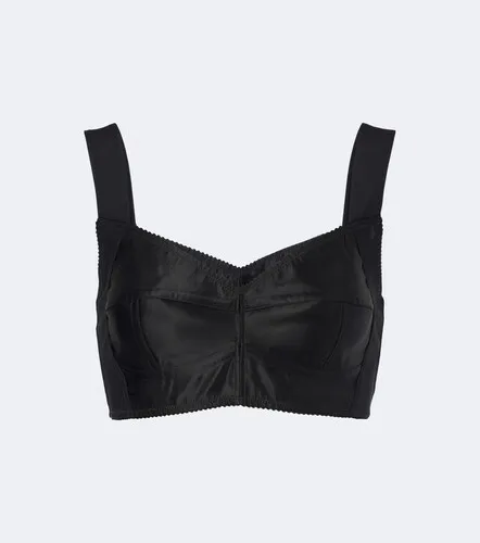 Dolce&Gabbana Satin bra top - Dolce&Gabbana - Modalova