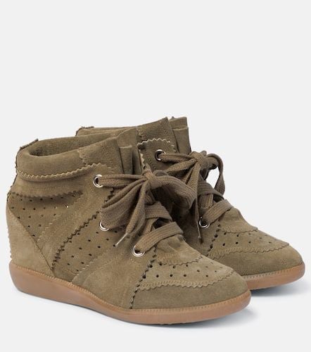 Bobby suede wedge sneakers - Isabel Marant - Modalova