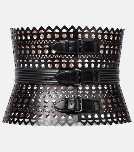 Alaia Vienne leather corset belt - Alaia - Modalova