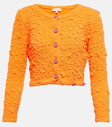 Cárdigan Senina arrugado cropped - LoveShackFancy - Modalova