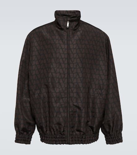 Toile Iconographe silk track jacket - Valentino - Modalova