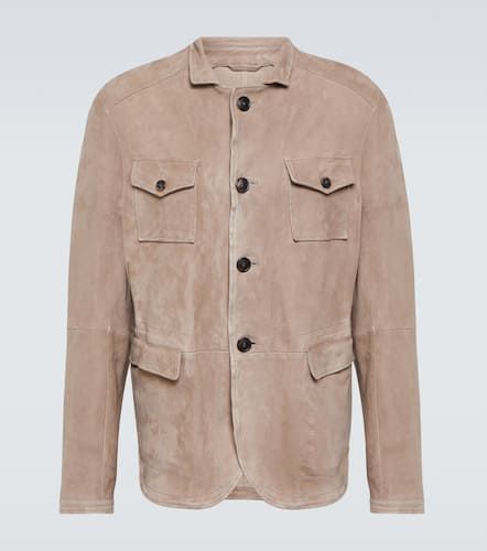 Giorgio Armani Suede western shirt - Giorgio Armani - Modalova