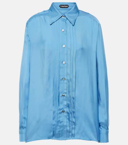 Tom Ford Pleated twill shirt - Tom Ford - Modalova