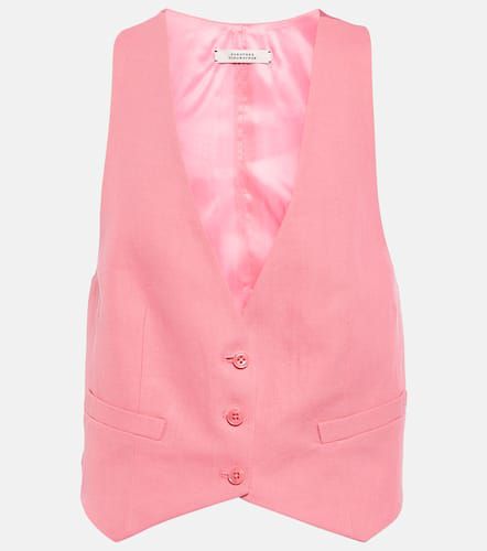 Colorful Lightness cotton and linen vest - Dorothee Schumacher - Modalova