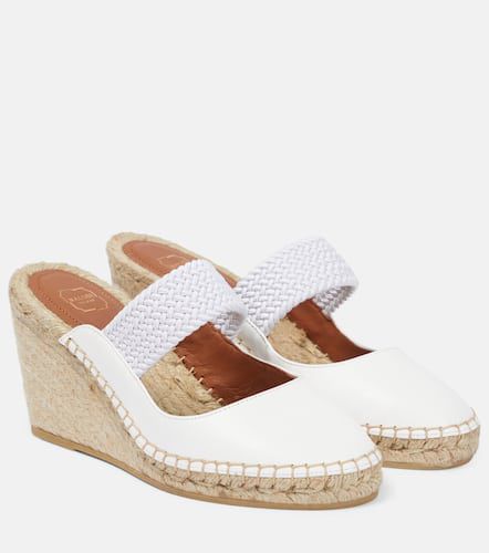 Siena 70 leather espadrille wedges - Malone Souliers - Modalova