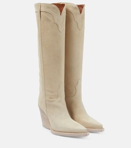 El Dorado suede knee-high boots - Paris Texas - Modalova