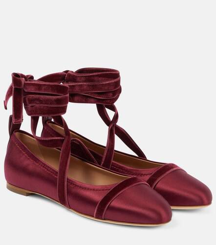 Spencer satin ballet flats - Malone Souliers - Modalova