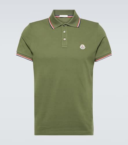 Moncler Cotton piquÃ© polo shirt - Moncler - Modalova