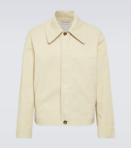 Cotton flannel blouson jacket - Bottega Veneta - Modalova
