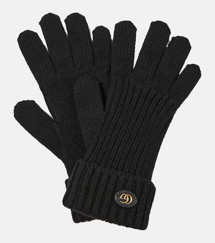 Double G wool and cashmere gloves - Gucci - Modalova