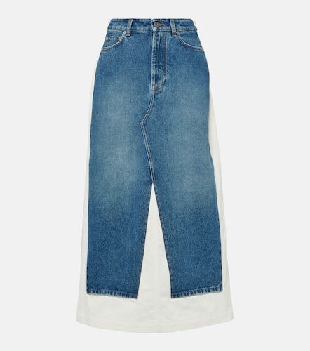 Gonna lunga di jeans e cotone - Jean Paul Gaultier - Modalova
