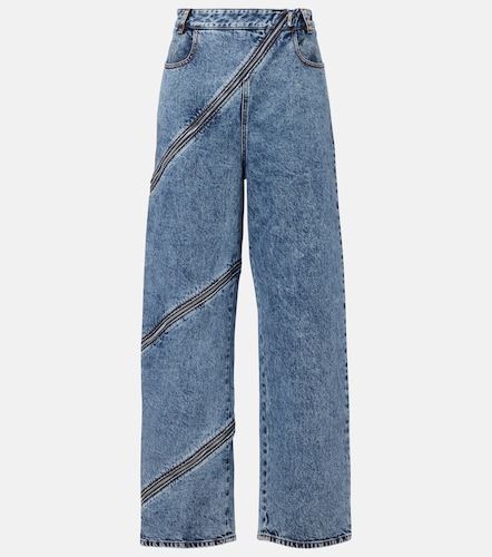 Alaïa Jeans Spiral a gamba larga e vita alta - Alaia - Modalova