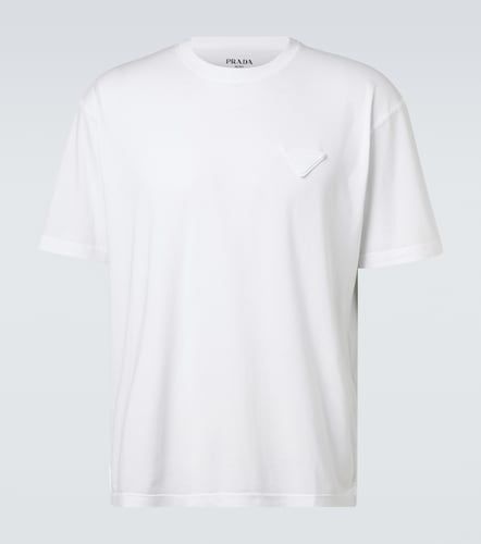 Camiseta de jersey de algodón - Prada - Modalova