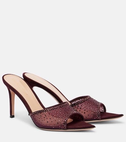 Mules Rania 85 con cristales - Gianvito Rossi - Modalova