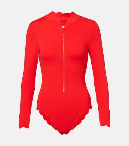 North Sea scalloped rashguard swimsuit - Marysia - Modalova