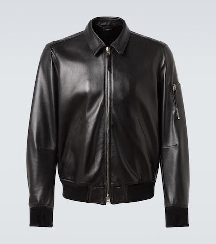 Tom Ford Leather blouson jacket - Tom Ford - Modalova
