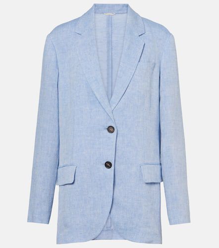 Blazer in misto lino - Brunello Cucinelli - Modalova