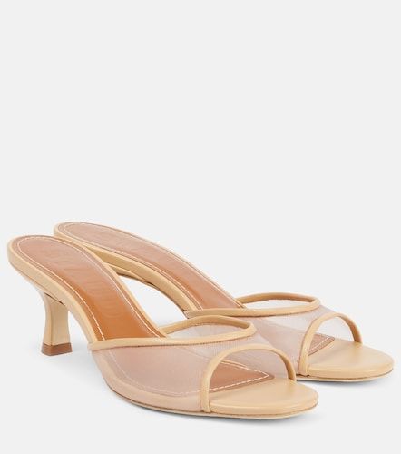 Mules Brigitte 55 de malla con piel - Staud - Modalova