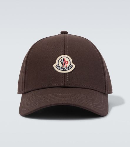 Gorra de gabardina de algodón con logo - Moncler - Modalova