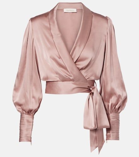 Zimmermann Silk wrap top - Zimmermann - Modalova