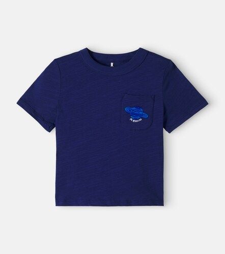 Camiseta de jersey de algodón bordada - Mini Rodini - Modalova