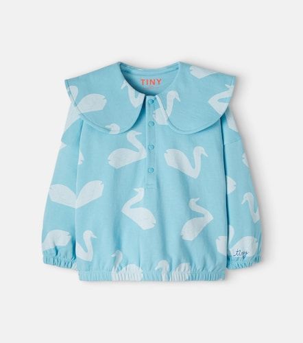 Sudadera Big Swans de jersey de algodón - Tinycottons - Modalova